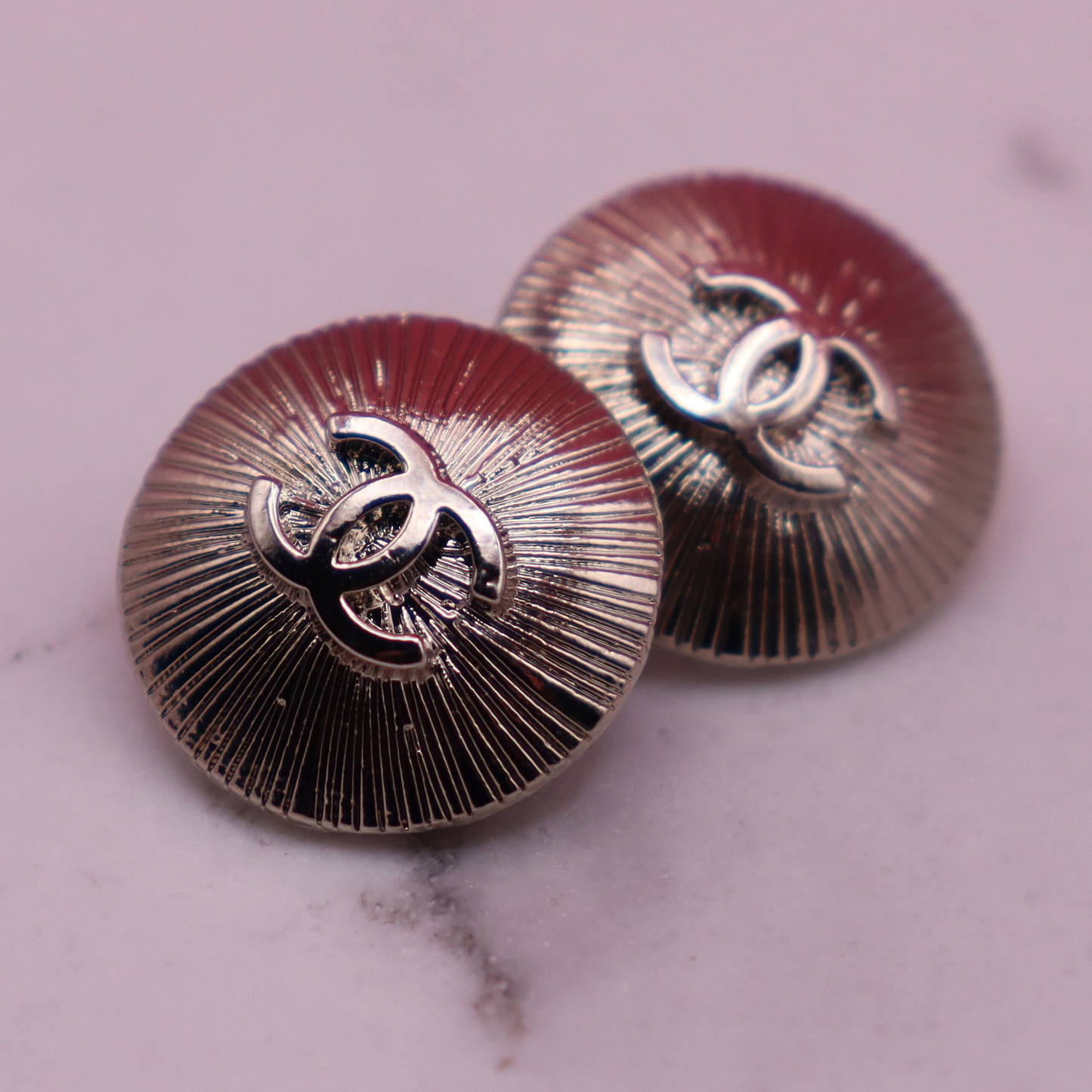 20mm Silver Button