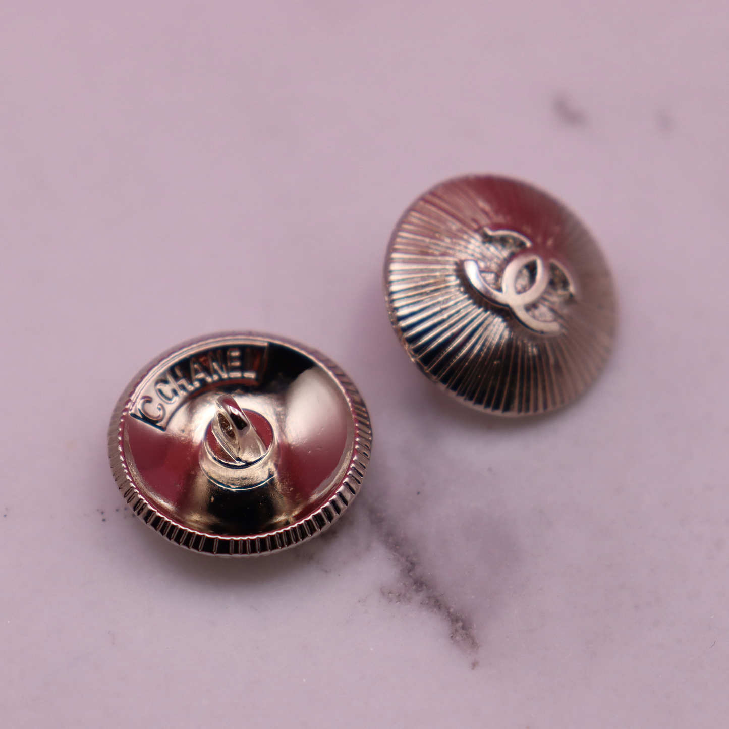 20mm Silver Button